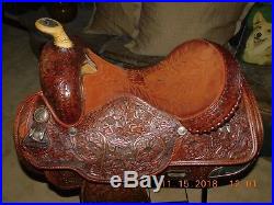 Circle y equitation show saddle 15.5 Hand Made (Very Good Condition)