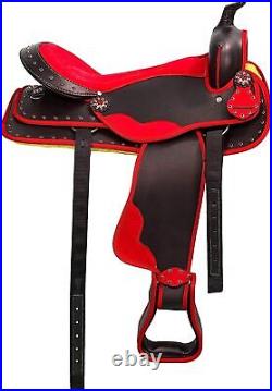 Classic Quality Western Synthetic Light Weight Comfort Barrel Racing Trail Tack
