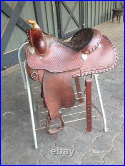Cleburne Saddle Shop Darrel Slinkard Western Reining Saddle