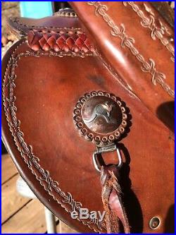 Clinton Anderson Hornless14 saddle by Martin Saddlery high quality FQHB