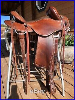 Clinton Anderson Hornless14 saddle by Martin Saddlery high quality FQHB
