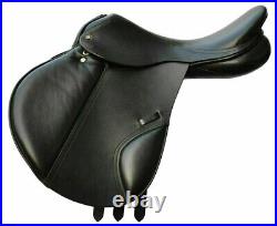 Close Contact Jumping Horse Saddle Leather English 14-18 inch