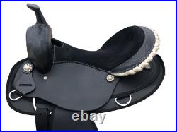 Comfortable Western Trail Saddle 15 16 17 18 USED Tooled Leather Horse Pleasur