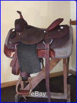 Complete Cowboy Tack Reining Saddle and bridle