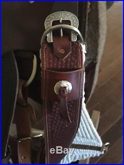 Complete Cowboy Tack Reining Saddle and bridle