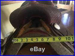 Complete Cowboy Tack Reining Saddle and bridle