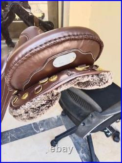 Complete Polo Saddle Set Premium Leather Horse Riding Tack Kit Saddle