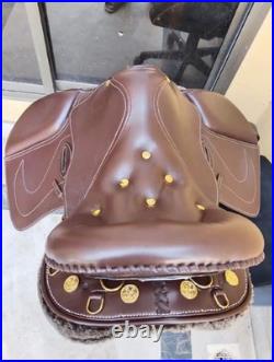 Complete Polo Saddle Set Premium Leather Horse Riding Tack Kit Saddle
