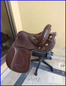 Complete Polo Saddle Set Premium Leather Horse Riding Tack Kit Saddle Complete Polo Saddle Set Premium Leather Horse Riding Tack Kit Saddle