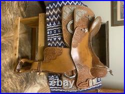 Completely Custom Jim Taylor Show Saddle 16.5 Seat