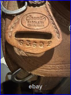 Court's Sharon Camarillo Saddle 15 Barrel Western Saddle