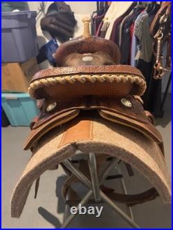 Court's Sharon Camarillo Saddle 15 Barrel Western Saddle