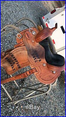 Courts 13 In Used Trophy Barrel Saddle