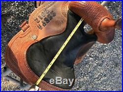 Courts 13 In Used Trophy Barrel Saddle