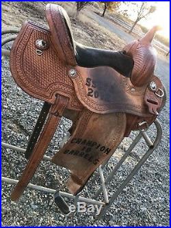 Courts 13 In Used Trophy Barrel Saddle