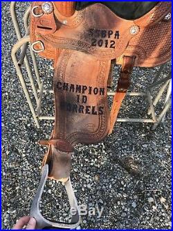 Courts 13 In Used Trophy Barrel Saddle