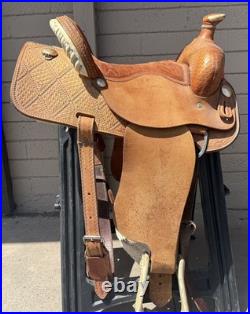 Courts Sharon Camarillo Barrel Leather Saddle 14.5 15