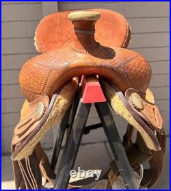 Courts Sharon Camarillo Barrel Leather Saddle 14.5 15