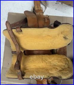 Courts Sharon Camarillo Barrel Leather Saddle 14.5 15