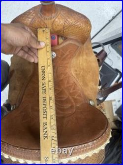 Courts Sharon Camarillo Barrel Leather Saddle 14.5 15