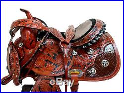 Cowboy Western Saddle 15 16 Pleasure Horse Racing Barrel Trail Leather Package