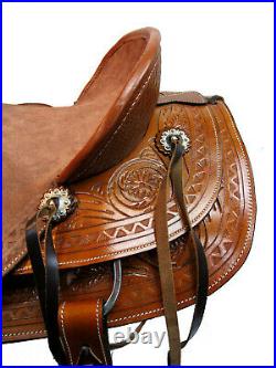 Cowboy Western Saddle Roping Ranch Roper Pleasure Wade Horse Tack Set 16 17 18