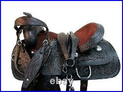Cowgirl Barrel Racing Saddle Western Horse 15 16 17 18 Pleasure Tooled Leather