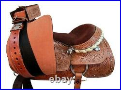 Cowgirl Roping Western Saddle 15 16 17 18 Ranch Horse Pleasure Leather Tack Set