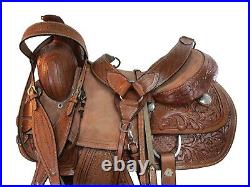 Cowgirl Western Saddle Horse Barrel Racing Pleasure Leather Tack 15 16 17 18