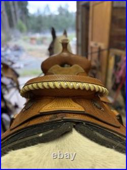 Crates All Around Saddle Model 2278 Excellent Condition 14.5 Seat FQHB