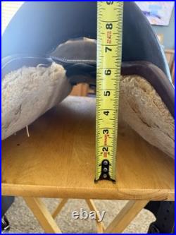 Crates Endurance Saddle 15, Gaited-Extra Wide Bars-Medium Oil