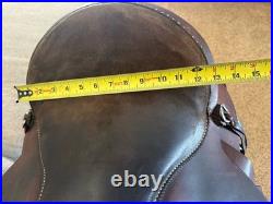 Crates Endurance Saddle 15, Gaited-Extra Wide Bars-Medium Oil