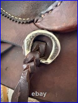 Crates Endurance Saddle 15, Gaited-Extra Wide Bars-Medium Oil