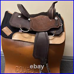 Crates Santa Fe Barrel Saddle 14 Mahogany Roughout 6.75 Gullet