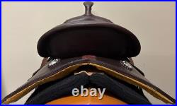 Crates Santa Fe Barrel Saddle 14 Mahogany Roughout 6.75 Gullet