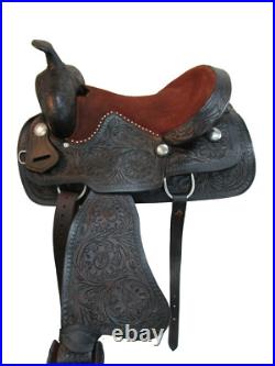 Custom Made Western Saddle 15 16 17 18 Barrel Racing Pleasure Leather Horse Tack