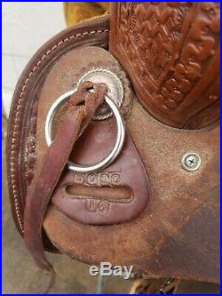 Custom Uses Handmade Wade Saddle! 16 inch Ranch Saddle