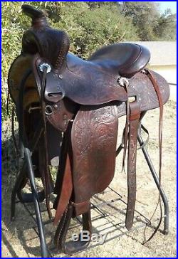 Custom Western Saddle, 16 Hand built Collectible