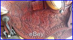 Custom made western saddle by Dave Hulbert
