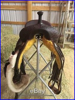 Cutting Saddle Jeff Smith Classic Cutter 16 inch Excellent Condition