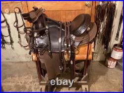 Daisetta Cordura Tooled-Copper High Horse Saddle