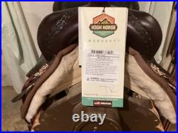 Daisetta Cordura Tooled-Copper High Horse Saddle