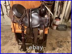 Daisetta Cordura Tooled-Copper High Horse Saddle