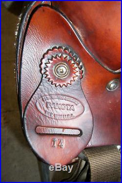 Dakota Pleasure Or Trail Western Horse Saddle Genuine Leather 14 Seat Fqhb Nice
