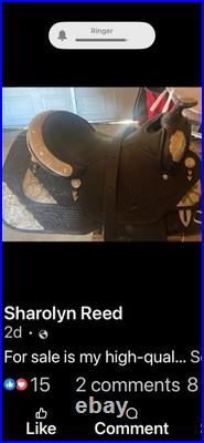 Dale Chavez Black 16 Show Saddle