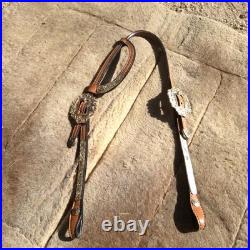 Dale Chavez Western Show Saddle with Matching Bridle, Silver