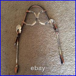 Dale Chavez Western Show Saddle with Matching Bridle, Silver