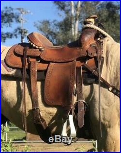Dale Fredricks Motes Roper Roping Western Saddle 15