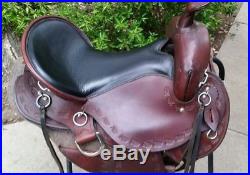 Dixieland Custom Gaited Saddle 17 Seat Matching Saddle Bags Wool Saddle Pad