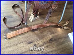 Double J Western Champion Bull Rider Saddle Texas High School Rodeo Assoc 1998